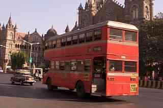  A BEST double-decker bus in front of Chhatrapati Shivaji Terminus in Mumbai (Representative Image) (Andy Wright via Wikimedia Commons)