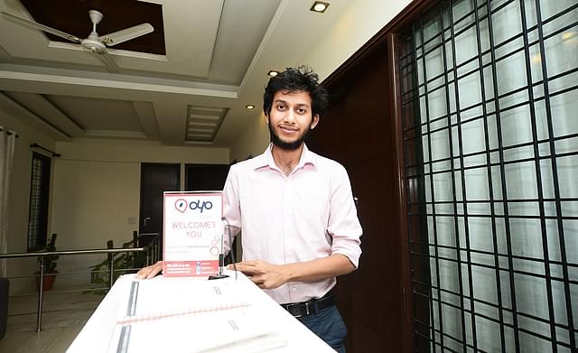 OYO Rooms CEO, Ritesh Agarwal. (Ramesh Pathania/Mint via Getty Images)