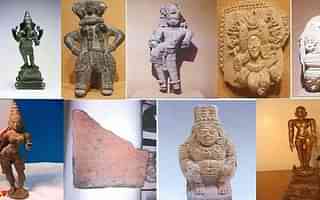Stolen Hindu antiquities now recovered (@narendramodiindiafirst/Facebook)