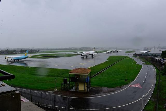 Chhatrapati Shivaji Maharaj International Airport as seen  on July 10, 2018 in Mumbai. (Photo by Vijayanand Gupta/Hindustan Times via Getty Images)