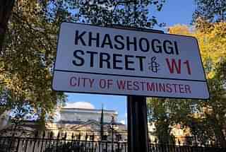 Amnesty International named the street outside the Saudi embassy in Central London as “Khashoggi Street” (via Twitter)