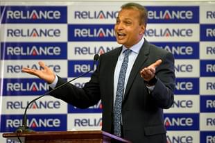 Anil D. Ambani, Chairman of Reliance Anil Dhirubhai Ambani Group(Photo by Satyabrata Tripathy/Hindustan Times via Getty Images)