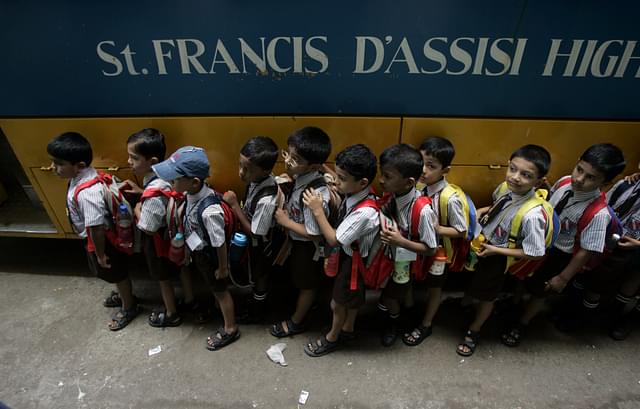 School children should soon turn a happy lot (Representational image/Prasad Gori/Hindustan Times via Getty Images)