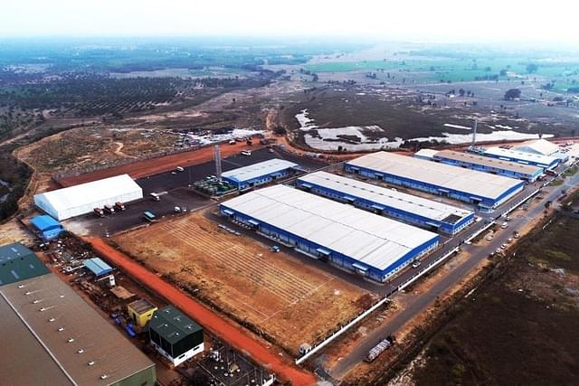 Xiaomi’s second mobile phone manufacturing plant in India. (pic via Twitter)