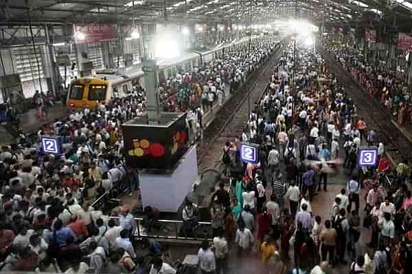 Western Railways’ Churchgate Station (Anshuman Poyrekar/Hindustan Times via Getty Images)