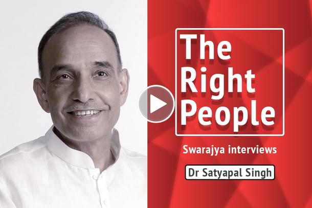 Dr Satyapal Singh, Minister of State for Human Resource Development (Swarajya)