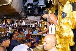 Inside view of Sabarimala Temple (Facebook)