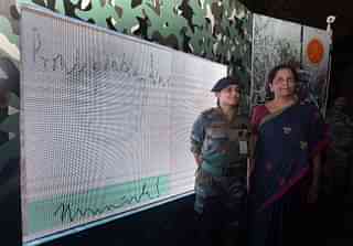 Defence Minister Nirmala Sitharaman. (Sonu Mehta/Hindustan Times via Getty Images)