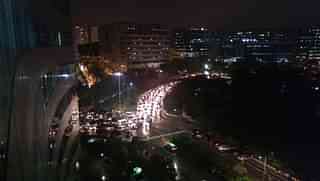 Traffic in Hyderabad @AbhimanyuDevarapalli/Facebook)