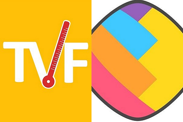 Logos of TVF and ShareChat (Twitter)