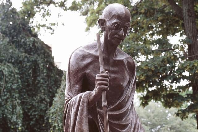 Mahatma Gandhi Statue At Indian Embassy, Washington DC [By Carol M. Highsmith via Wikimedia Commons]