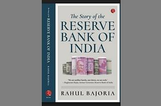 The cover of Rahul Bajoria’s <i>The Story Of The Reserve Bank Of India</i>.