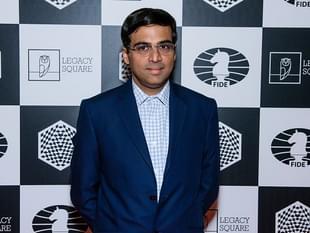 Grandmaster Vishwanathan Anand (Photo by Clemens Bilan/Getty Images for World Chess by Agon Limited)