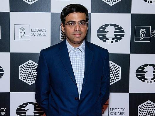 Grandmaster Vishwanathan Anand (Photo by Clemens Bilan/Getty Images for World Chess by Agon Limited)
