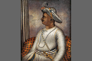 Portrait of Tipu Sultan, once owned by Richard Colley Wellsley, now in the care of the British Library.