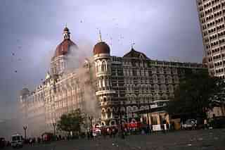 Hotel Taj Mahal during the 26/11 terror attack (Uriel Sinai/Getty Images)