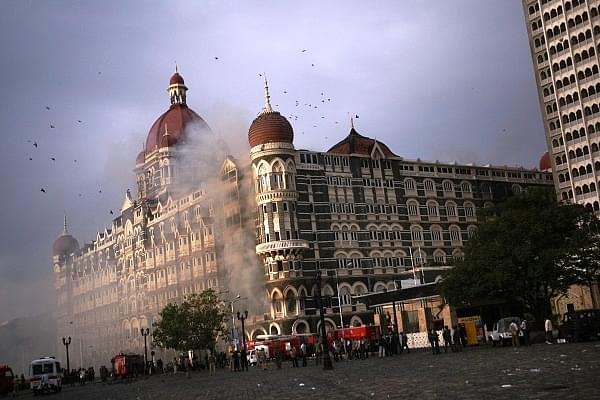 Hotel Taj Mahal during the 26/11 terror attack (Uriel Sinai/Getty Images)