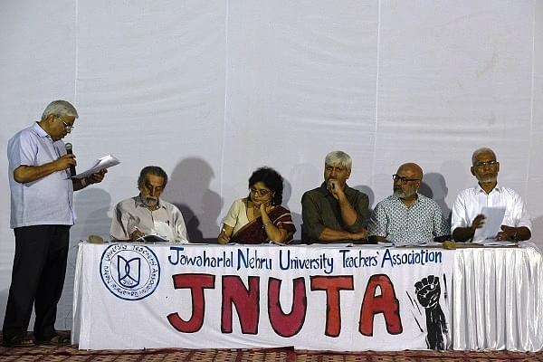 JNU Teachers association (Ravi Choudhary/Hindustan Times)