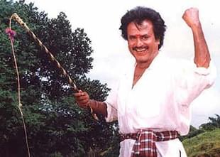 A still from the 1998 Rajinikanth blockbuster ‘Muthu’. 