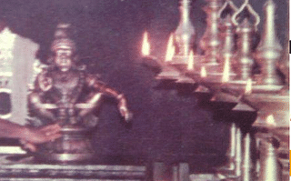 The present vigraham (idol) of Ayyappa