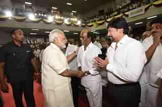 Rajinikanth With Modi (File Picture)