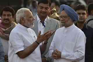 PM Narendra Modi with former PM Manmohan Singh. (Representative Image) (Vipin Kumar/Hindustan Times via Getty Images)&nbsp;