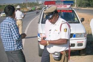 Bengaluru traffic police. (representative picture) (via Twitter)