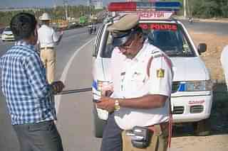 Bengaluru traffic police. (representative picture) (via Twitter)