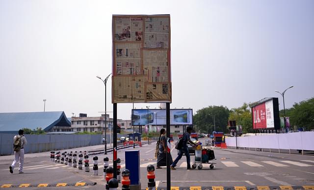 Commuters now do not need to walk to reach the domestic terminals of the IGI Airport from the IGI Airport metro station. (Photo by Qamar Sibtain/India Today Group/Getty Images)