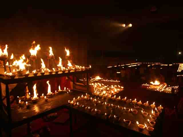 Diyas (Bhaskar Paul/India Today Group/Getty Images)