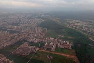 Aerial View of Chandigarh (By Shyamal L. Via Wikimedia Commons)