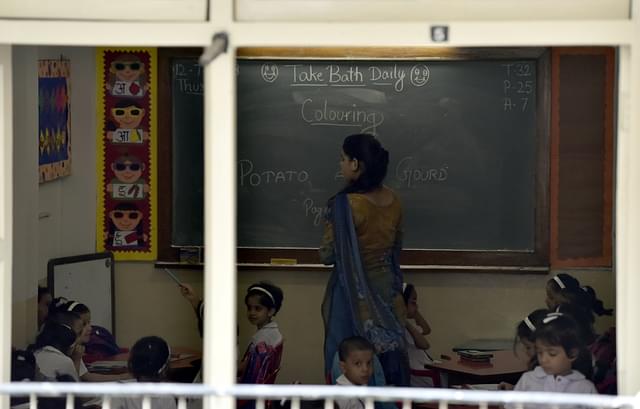  Teaching aspirants, can find the detailed syllabus of the Central Teaching Eligibility Test (CTET) on the official website. (Representational image) (Photo by Sonu Mehta/Hindustan Times via Getty Images)