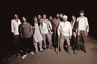  Members of a cow vigilante group in Ramgarh, Rajasthan. (Allison Joyce/GettyImages)