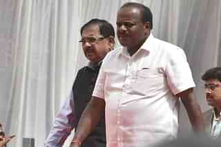 Karnataka Chief Minister H D Kumaraswamy. (Arijit Sen/Hindustan Times via Getty Images)