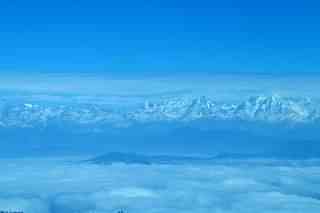 A view of Kumaon Himalayas [By solarshakti Via Wikimedia Commons]