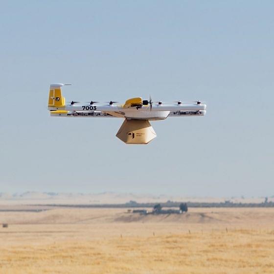 Google’s Drone delivery package (Pic: Twitter)