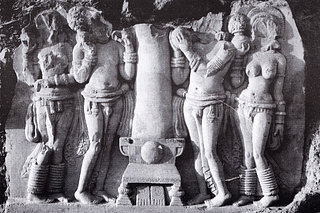 Image of the Chandavaram panel matching ‘Worshippers of the Buddha’.