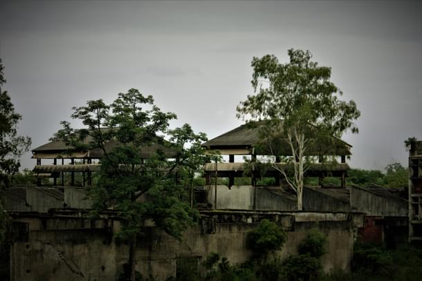 The UCC complex has a dark look to it, Auschwitz like
