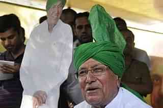Chautala had acquired immovable properties at New Delhi and Panchkula while also having built a house at Sirsa from the money he gained from undisclosed sources. (Photo by Mohd. Zakir/Hindustan Times via Getty Images)