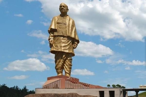 The 600-foot-tall statue of Sardar Vallabhai Patel is located in the Narmada district of Gujarat. (Photo: Prasanjit Barik via Facebook) 