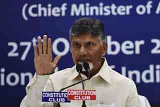 Chief Minister of Andhra Pradesh Chandrababu Naidu. (Vipin Kumar/Hindustan Times via Getty Images)