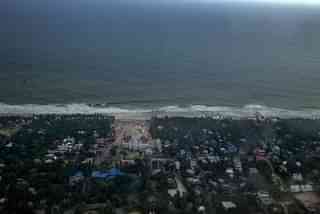 Kerala coastline: An aerial view&nbsp;