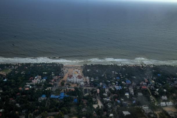 Kerala coastline: An aerial view 