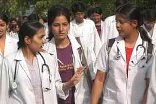 Medical students (Vipin Kumar/Mint via Getty Images)