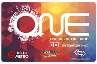 Delhi’s Common Mobility Card based on the lines of Oyster card in London. (Image courtesy AkshayMarathe/Twitter)&nbsp;