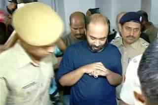Abhijit Iyer-Mitra after being released (@ANI/Twitter)