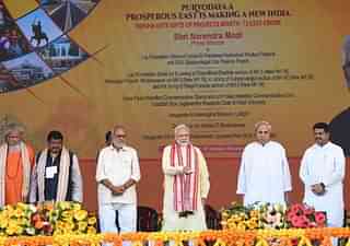 Narendra Modi inaugurating the projects (@narendramodi/Twitter)