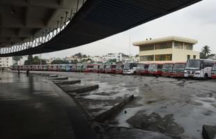 Satellite bus stand on Bengaluru-Mysuru highway  (Photo by Arijit Sen/Hindustan Times via Getty Images) 