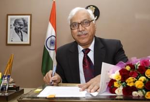Shahabuddin Yaqoob Quraishi at his office in 2010. (Photo by Sipra Das/India Today Group/Getty Images)