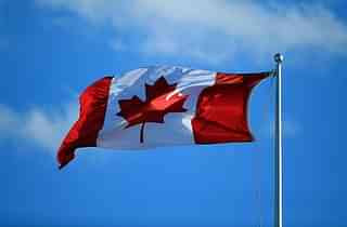 A Canadian flag in Toronto, Ontario province. (Photo by Vaughn Ridley/Getty Images)
